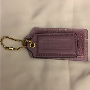 Authentic Coach Hang Tag Medallion Keychain